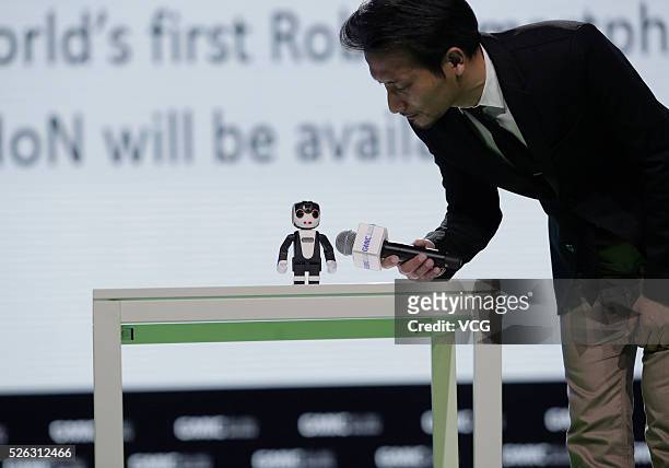 Tomotaka Takahashi, President of Robo Garage Co., Ltd, and who developed Ropid, a robot that can jump three inches off the ground in 2009, introduces...