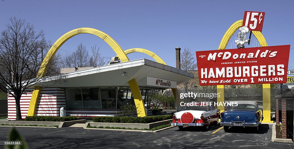 A replica of Ray Kroc's first McDonald's