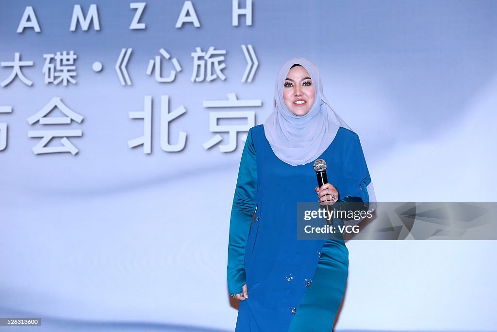 Shila Amzah Promotes New Album In Beijing