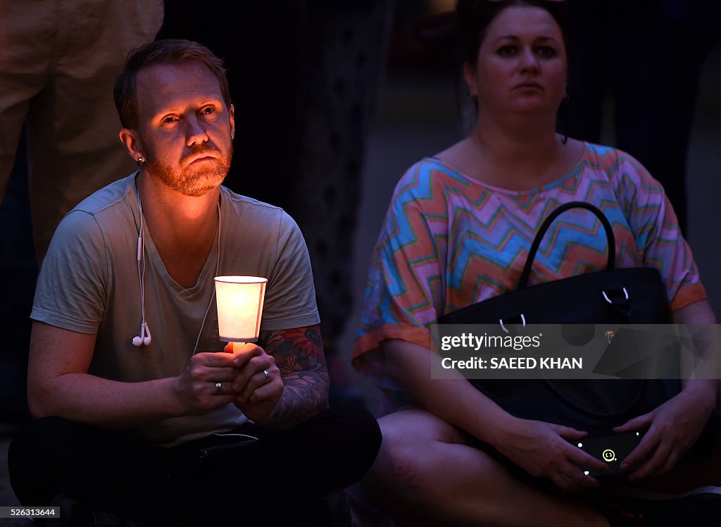 AUSTRALIA-NAURU-IMMIGRATION-REFUGEES-VIGIL