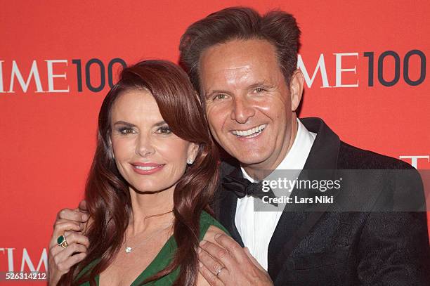 Roma Downey and Mark Burnett attend the 2013 Ninth Annual Time 100 Gala at the Frederick P. Rose Hall at Lincoln Center in New York City. �� LAN