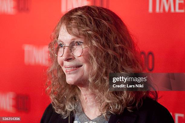 Mia Farrow attends the 2013 Ninth Annual Time 100 Gala at the Frederick P. Rose Hall at Lincoln Center in New York City. �� LAN