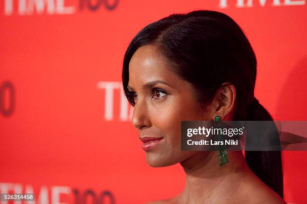 Padma Lakshmi attends the 2013 Ninth Annual Time 100 Gala at the Frederick P. Rose Hall at Lincoln Center in New York City. �� LAN