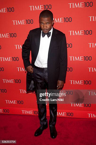 Frank Ocean attends the 2013 Ninth Annual Time 100 Gala at the Frederick P. Rose Hall at Lincoln Center in New York City. �� LAN