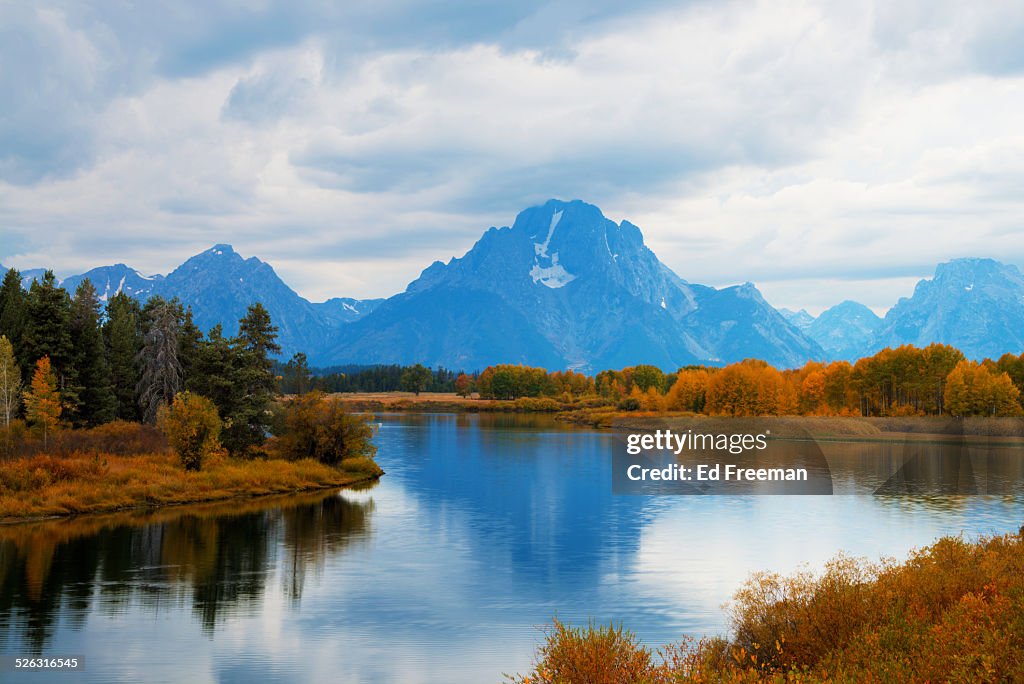 Grand Teton Mountain and Reflection