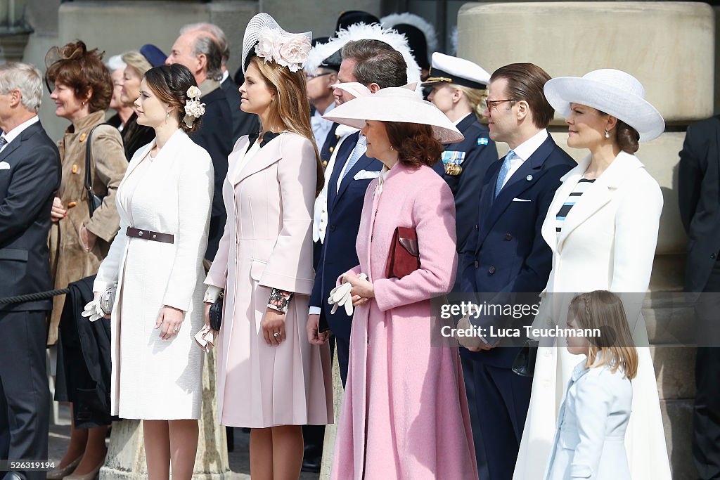 The Swedish Armed Forces Celebration - King Carl Gustaf of Sweden Celebrates His 70th Birthday