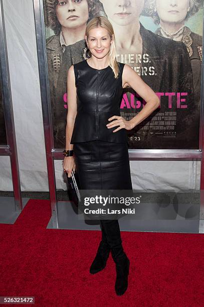 Kelly Rutherford attends the "Suffragette" New York premiere at the Paris Theatre in New York City. �� LAN