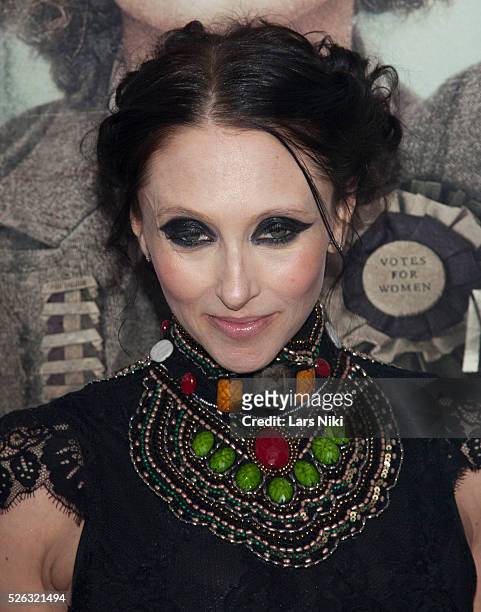 Stacey Bendet attends the "Suffragette" New York premiere at the Paris Theatre in New York City. �� LAN