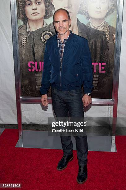 Michael Kelly attends the "Suffragette" New York premiere at the Paris Theatre in New York City. �� LAN