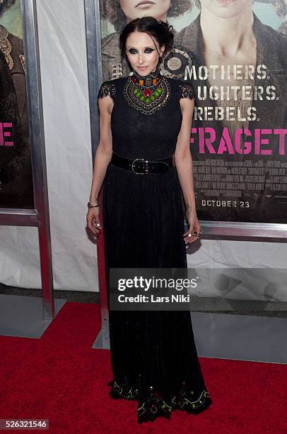 Stacey Bendet attends the "Suffragette" New York premiere at the Paris Theatre in New York City. �� LAN