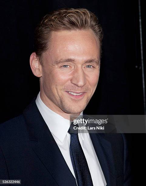 Tom Hiddleston attends the "Crimson Peak" New York premiere at AMC Loews Lincoln Square in New York City. �� LAN