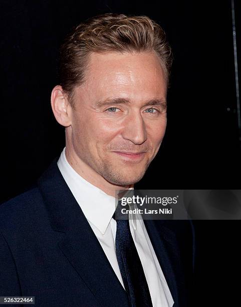 Tom Hiddleston attends the "Crimson Peak" New York premiere at AMC Loews Lincoln Square in New York City. �� LAN