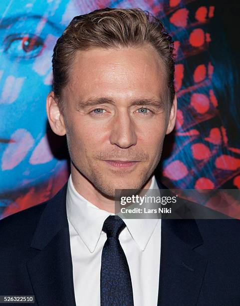 Tom Hiddleston attends the "Crimson Peak" New York premiere at AMC Loews Lincoln Square in New York City. �� LAN