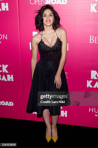 Leem Lubany attends the "Rock the Kasbah" New York Premiere at the AMC Loews Lincoln Square in New York City. �� LAN