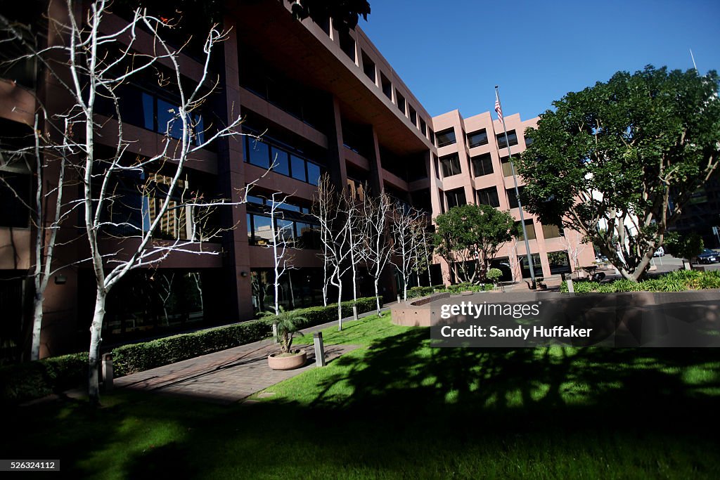The Edward J. Schwartz Federal building sits along Front Street in