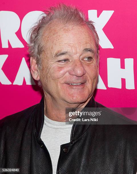 Bill Murray attends the "Rock the Kasbah" New York Premiere at the AMC Loews Lincoln Square in New York City. �� LAN