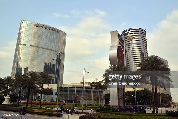 city of dreams complex, macau - macao stock pictures, royalty-free photos & images