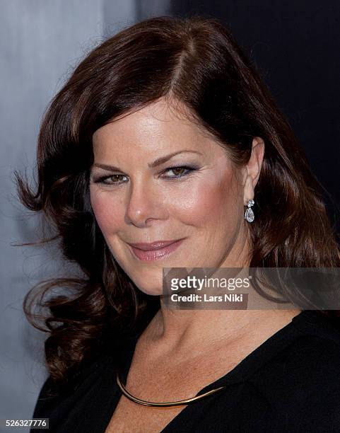 Marcia Gay Harden attends the Man of Steel world premiere at Alice Tully Hall in New York City. �� LAN