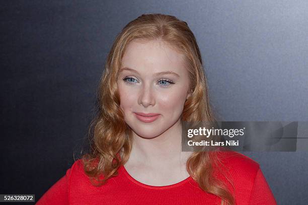 Molly Quinn attends the Man of Steel world premiere at Alice Tully Hall in New York City. �� LAN