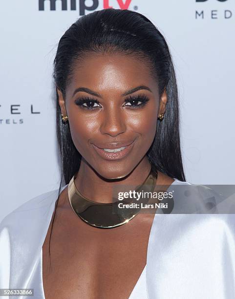 Sharam Diniz attends the "43rd International Emmy Awards" at the New York Hilton in New York City. © LAN