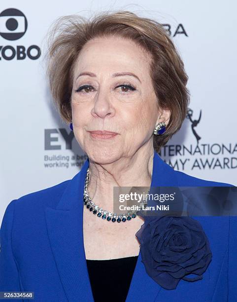 Fernanda Montenegro attends the "43rd International Emmy Awards" at the New York Hilton in New York City. �� LAN