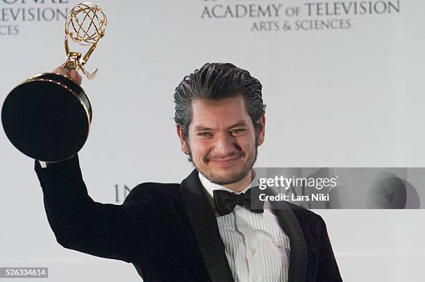 Maarten Heijmans attends the "43rd International Emmy Awards" at the New York Hilton in New York City. �� LAN