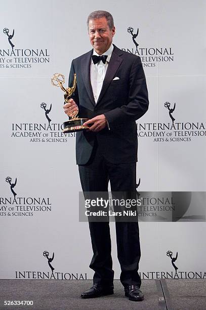 Richard Plepler attends the "43rd International Emmy Awards" at the New York Hilton in New York City. �� LAN