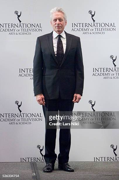 Michael Douglas attends the "43rd International Emmy Awards" at the New York Hilton in New York City. �� LAN