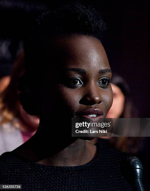 Lupita Nyong'o attends the "Star Wars Force 4 Fashion" launch event at the Skylight Modern in New York City. �� LAN