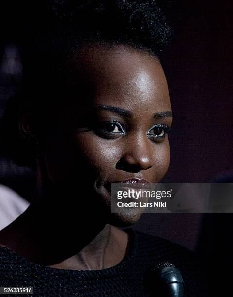 Lupita Nyong'o attends the "Star Wars Force 4 Fashion" launch event at the Skylight Modern in New York City. �� LAN