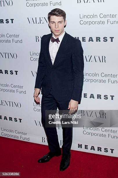 Nolan Funk attends "An Evening Honoring Valentino Lincoln Center Corporate Fund Black Tie Gala" at Alice Tully Hall in New York City. �� LAN