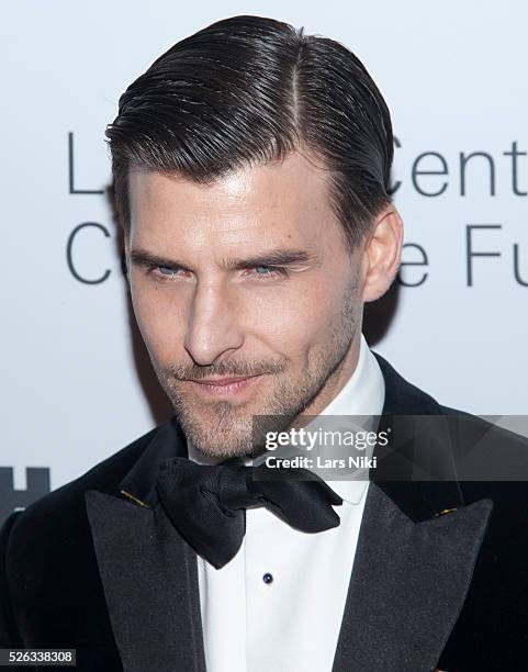 Johannes Huebl attends "An Evening Honoring Valentino Lincoln Center Corporate Fund Black Tie Gala" at Alice Tully Hall in New York City. �� LAN