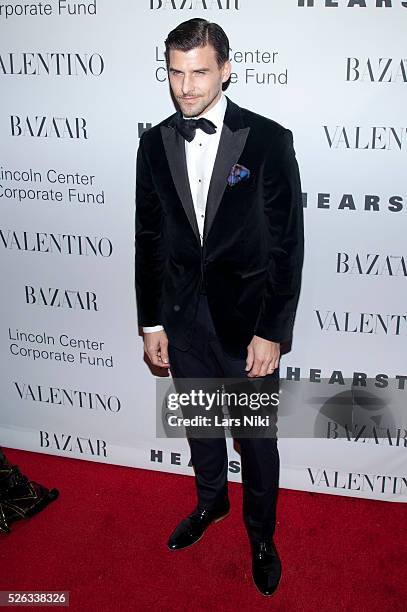 Johannes Huebl attends "An Evening Honoring Valentino Lincoln Center Corporate Fund Black Tie Gala" at Alice Tully Hall in New York City. �� LAN