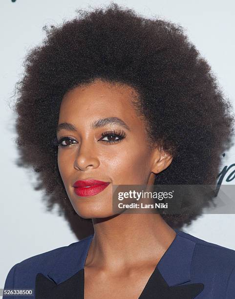 Solange Knowles attends the 3.1 Phillip Lim for Target launch event at Spring Studio in New York City. �� LAN