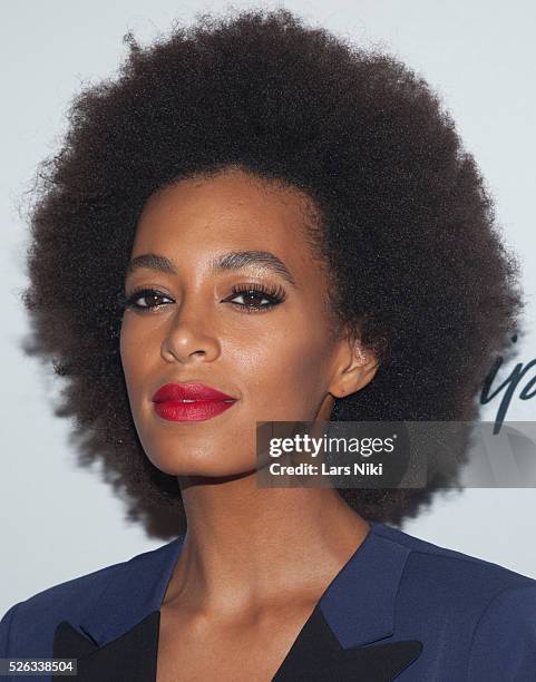 Solange Knowles attends the 3.1 Phillip Lim for Target launch event at Spring Studio in New York City. �� LAN
