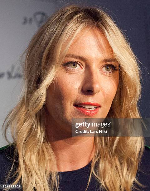 Maria Sharapova attends the 3.1 Phillip Lim for Target launch event at Spring Studio in New York City. �� LAN