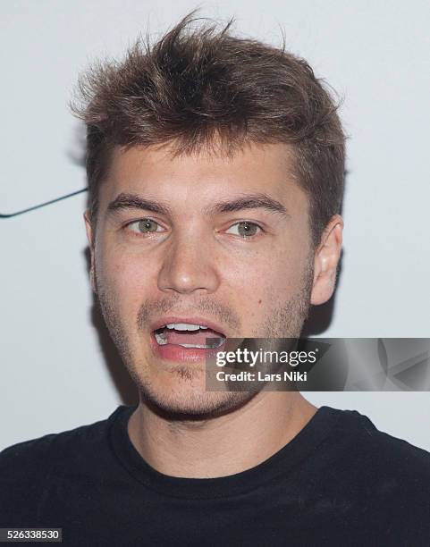 Emile Hirsch attends the 3.1 Phillip Lim for Target launch event at Spring Studio in New York City. �� LAN