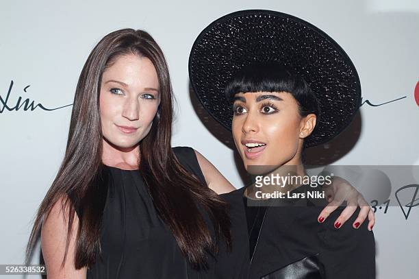 Rachael Cairns and Natalia Kills attend the 3.1 Phillip Lim for Target launch event at Spring Studio in New York City. �� LAN