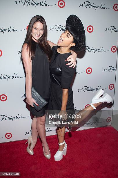 Rachael Cairns and Natalia Kills attend the 3.1 Phillip Lim for Target launch event at Spring Studio in New York City. �� LAN