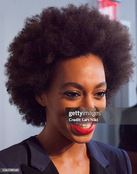 Solange Knowles attends the 3.1 Phillip Lim for Target launch event at Spring Studio in New York City. �� LAN