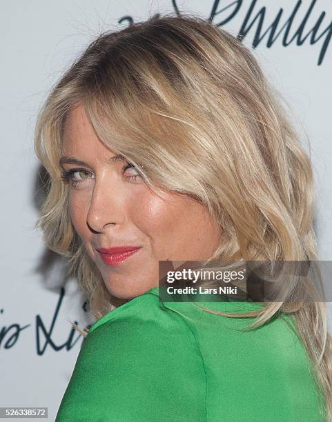 Maria Sharapova attends the 3.1 Phillip Lim for Target launch event at Spring Studio in New York City. �� LAN