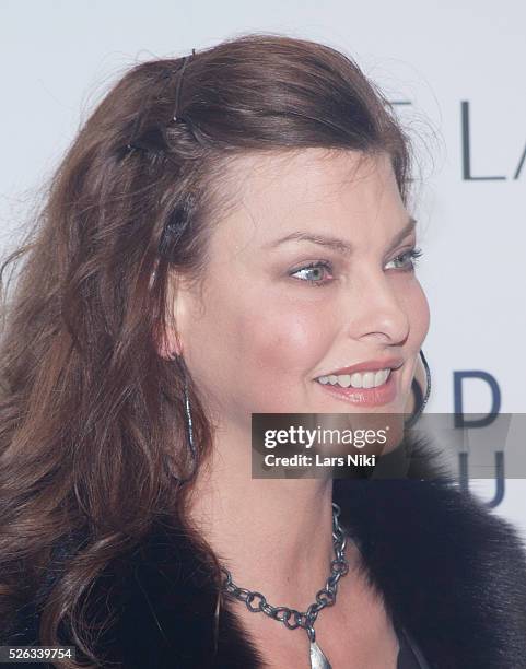 Linda Evangelista attends the Estee Lauder launch of Modern Muse fragrance held at The Solomon R. Guggenheim Museum in New York City. �� LAN