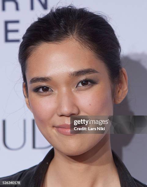 Tao Okamoto attends the Estee Lauder launch of Modern Muse fragrance held at The Solomon R. Guggenheim Museum in New York City. �� LAN