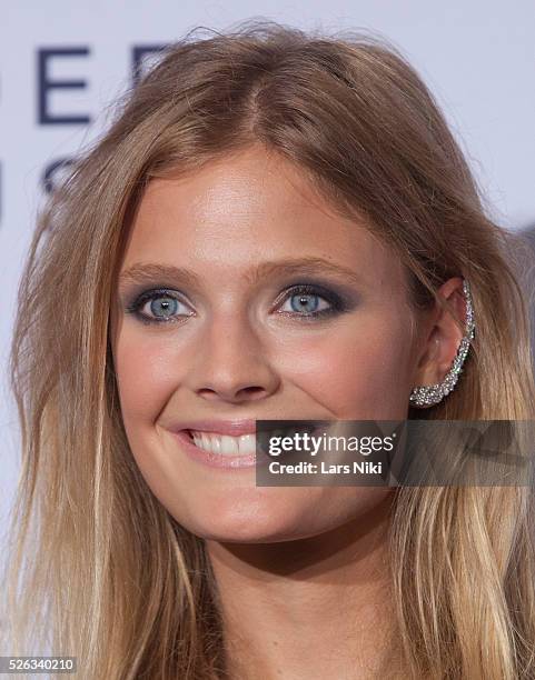 Constance Jablonski attends the Estee Lauder launch of Modern Muse fragrance held at The Solomon R. Guggenheim Museum in New York City. �� LAN