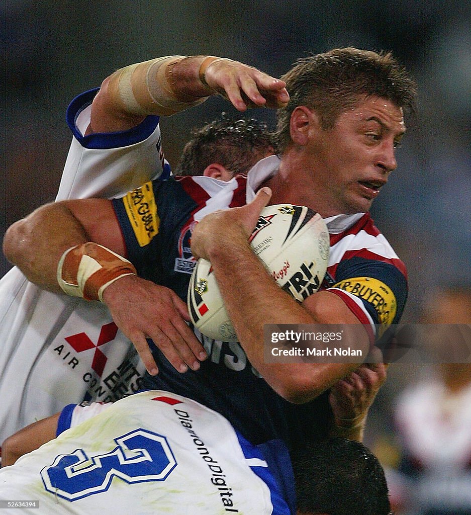 Luke Ricketson Body Luke Ricketson of the Roosters in action during the round six NRL ...