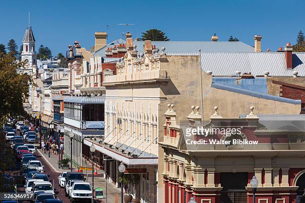 australia, freemantle, high street, exterior - fremantle foto e immagini stock