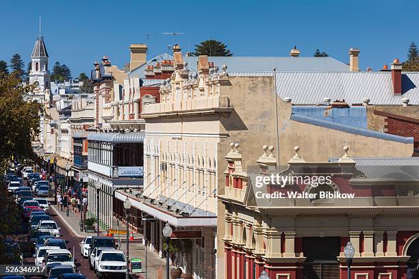 australia, freemantle, high street, exterior - fremantle stock pictures, royalty-free photos & images