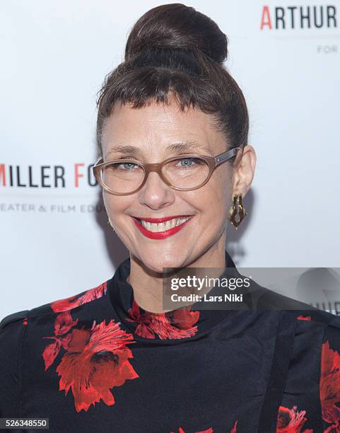 Rebecca Miller attends the "Arthur Miller - One Night 100 Years" benefit at the Lyceum Theatre in New York City. �� LAN