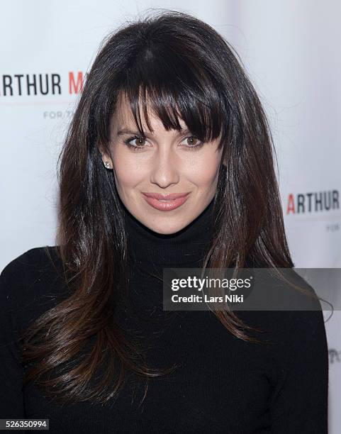 Hilaria Thomas attends the "Arthur Miller - One Night 100 Years" benefit at the Lyceum Theatre in New York City. © LAN