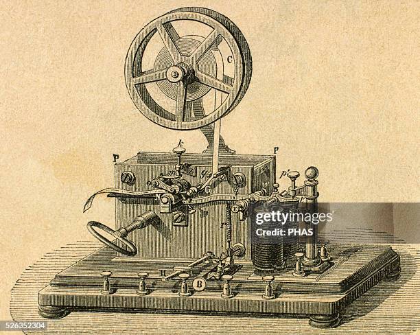 Teletype Machine Bells Morse System Fotografías e imágenes de stock - Getty Images